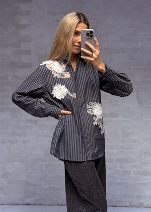 Shir skjorte Dark Grey Copenhagen Muse 